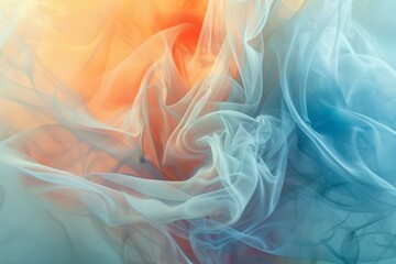 Fototapeta premium Abstract Composition of Softly Blending Vibrant Colors