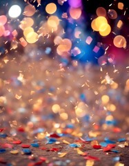 pattern pink confetti yellow space decorations decoration and indoor white decorative streamers green colours