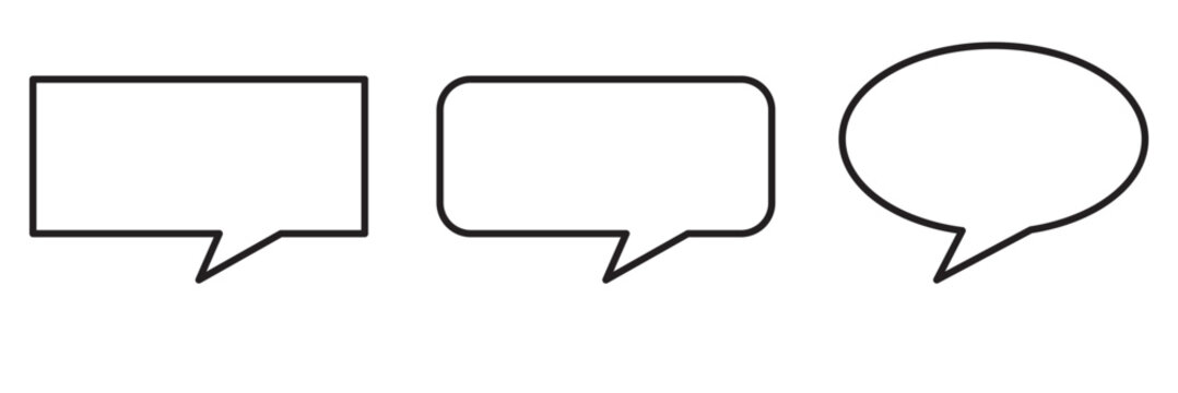 Chat icon. Speech Bubble icon. Vector flat design on white background. comment icon speech bubble symbol Chat message icons - talk message Bubble chat icon. Vector illustration