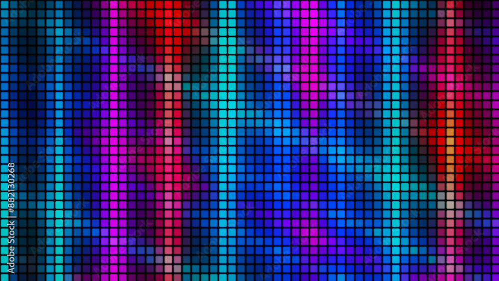 Leinwandbilder abstract background from multi-colored squares. abstract gradient background. pixel background for w