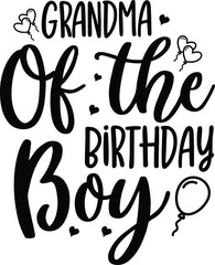 Grandma of the birthday boy