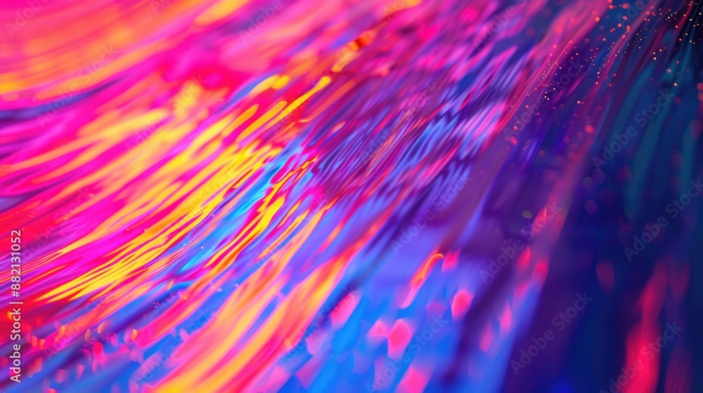 Aufkleber close-up view of a vibrant and colorful background