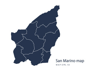 San Marino map