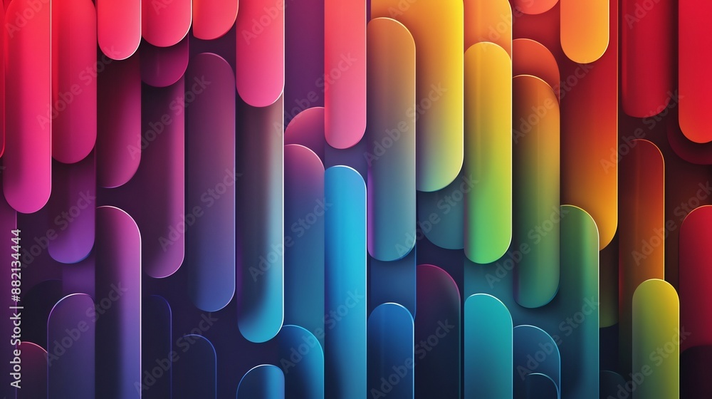 Wall mural Abstract Rainbow Gradient Background