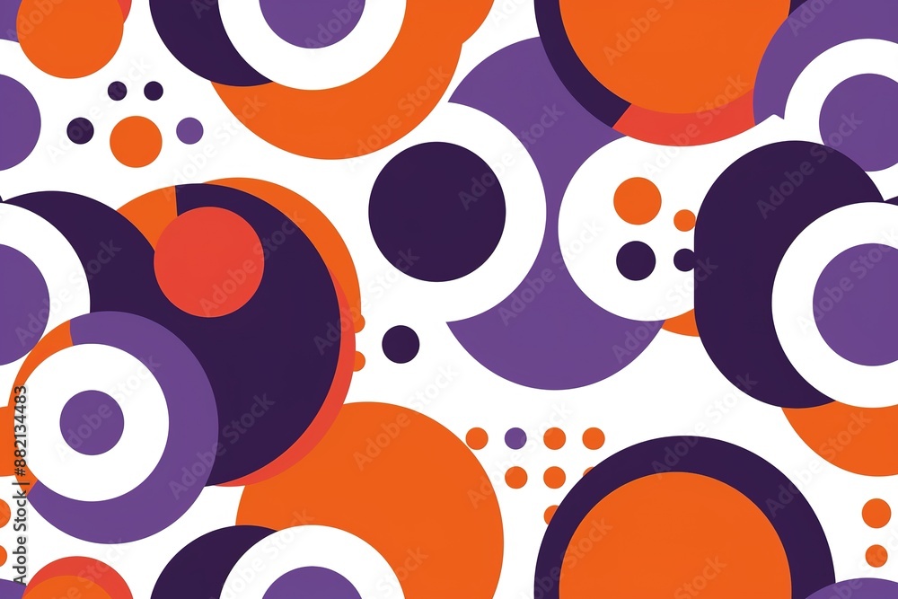 Poster highly detailed background texture 3d illustration with fuchsia color star shapes and orange color r