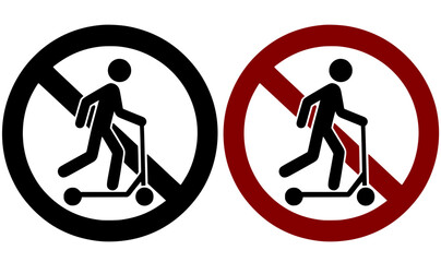 No scooter sign