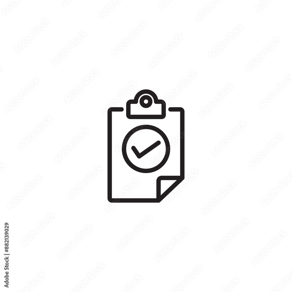Poster project complete icon for mobile concept and web design. editable icon.