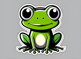 Obraz premium frog generative ai