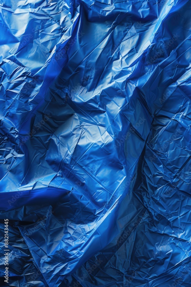 Poster a close-up shot of a blue sheet of paper with a smooth texture