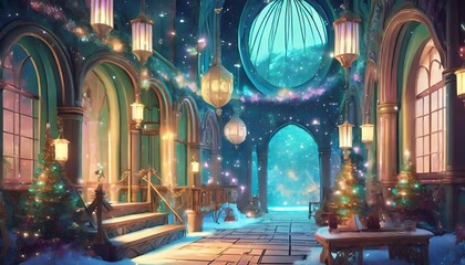 Obraz premium interior of the church of the holy sepulchre