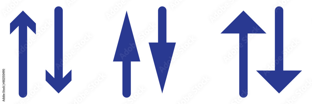 Poster editable vector data transfer arrows icon. part of a big icon set family. perfect for web and app in