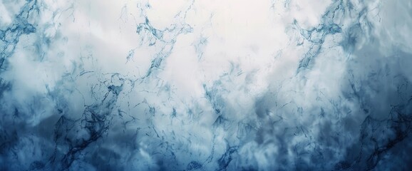 Marble granite blue background wall surface with a white pattern, featuring a graphic abstract light