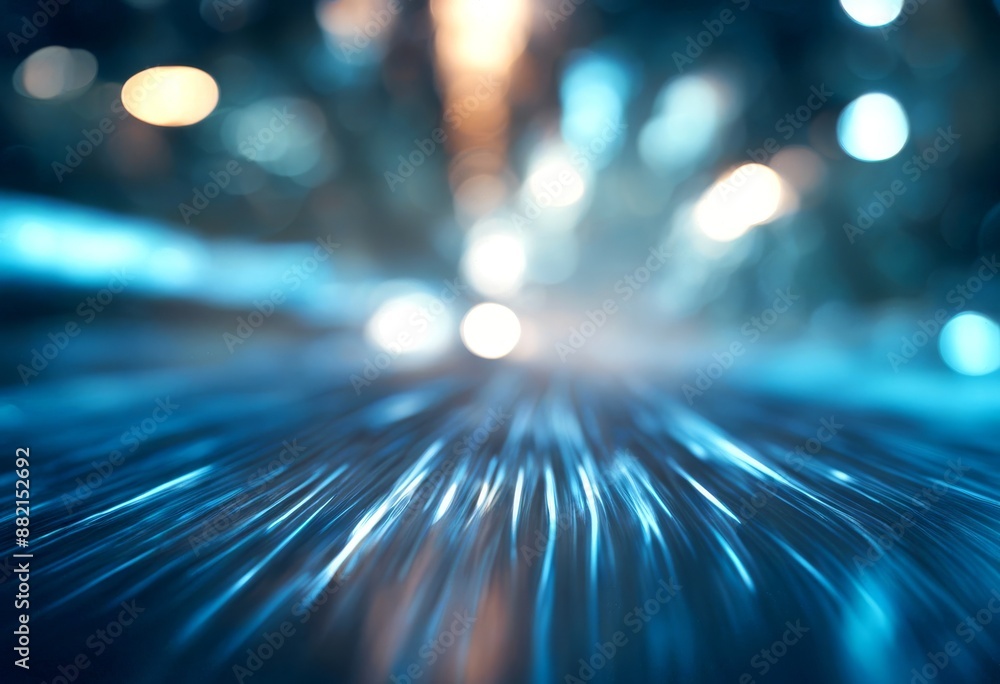 Aufkleber streaks speed cool tones abstract motion light background conveying dynamic blue wave line curve str