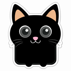 cat cartoon sticker