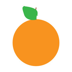 illustration of an orange