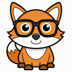 Naklejka premium a fox logo