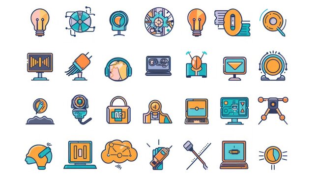 Collection of Technology Icons