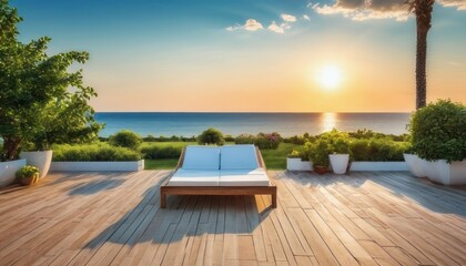 Fototapeta premium Summer beach vector background