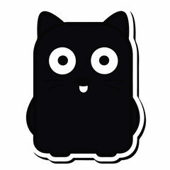cat cartoon sticker