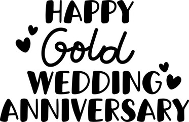 Happy Gold Wedding Anniversary 