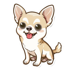Obraz premium cartoon of a cute puppy