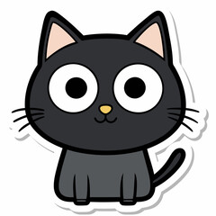 cat cartoon sticker