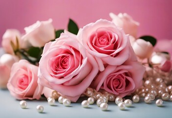 Fototapeta premium tree nature pattern tropic texture flower flamingo greenery palm floral watercolor tropical drawing leaf bird seamless rose exotic green