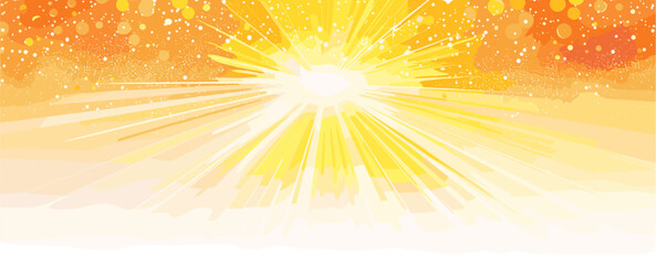 Abstract sun ray with gradient bokeh lights effect on white and transparent background, sunbeam bokeh light rays, abstract sunlight with bokeh effect, sunburst gradient light with bokeh vector