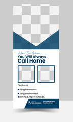 Real Estate Pull Up Banner Design.
