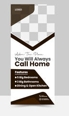 Real Estate Pull Up Banner Design.