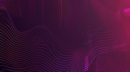 Obraz premium Abstract Swirling Lines in Purple Hues