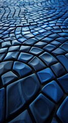 Obraz premium A Close-up Shot of a Liquid identity mosaics, flowing cultural tiles