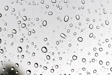 macro close-up water Raindrops sliding on the car mirror