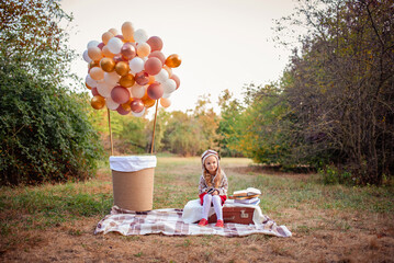 child playing with airplane