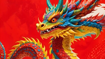 Chinese new year lunar year color digital art photography