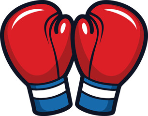 boxing Vector illustration on white background. Premium quality symmbols. Vector line flat icons for concept and graphic design.