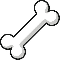 Bone Vector illustration on white background. Premium quality symbols. Stroke vector icon for concept and graphic design