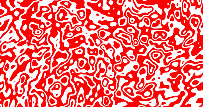 Abstract red white pattern illustration background.