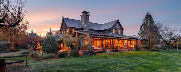 Beautifully restored farmhouse with a rustic feel.