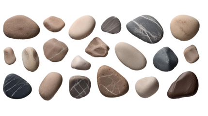 Isolated Rocks Transparernt PNGs, Graphic Resource