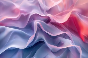 Obraz premium The fluid abstract 3D background with soft gradients and organic forms Subtle lighting enhances the sense of depth, perfect for sleek, modern designs