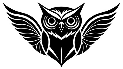 owl on white