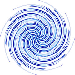 spiral swirl racing blue stripes for logo, icons or favicon