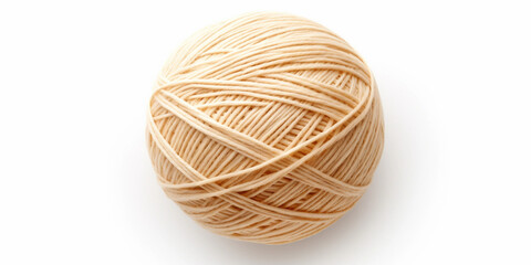 Obraz premium ball of string isolated on white background