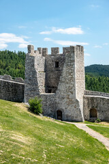 Obraz premium Ruins of the guard defense tower Spisky Castle Slovakia