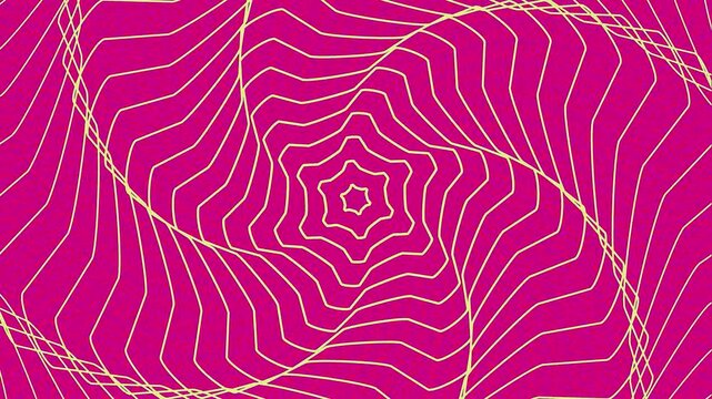 Video GraphicRed Cabbage Seamless Pattern with Floral and Geometric Design