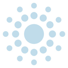 Circle pattern shape. Suitable for design decoration, infographic, pattern, apparel, stationery, and more.