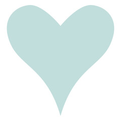 Heart shape. Suitable for design decoration, infographic, pattern, apparel, stationery, and more.