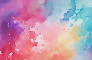 watercolor background colorful