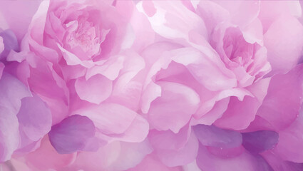 Fototapeta premium Pink Watercolor Background, Watercolor floral background